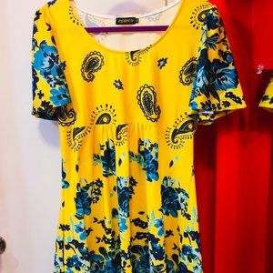 REBORN Yellow & Blue Tunic